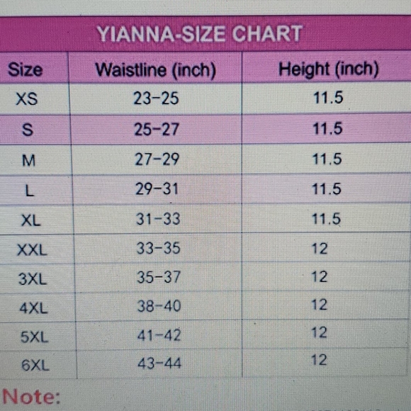 Yianna 6XL latex waist trainer - Picture 3 of 3